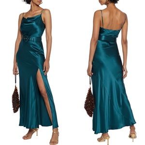 Nicholas simone silk cowl neck split leg dress FINAL PRICE NO OFFER CONSIDERED